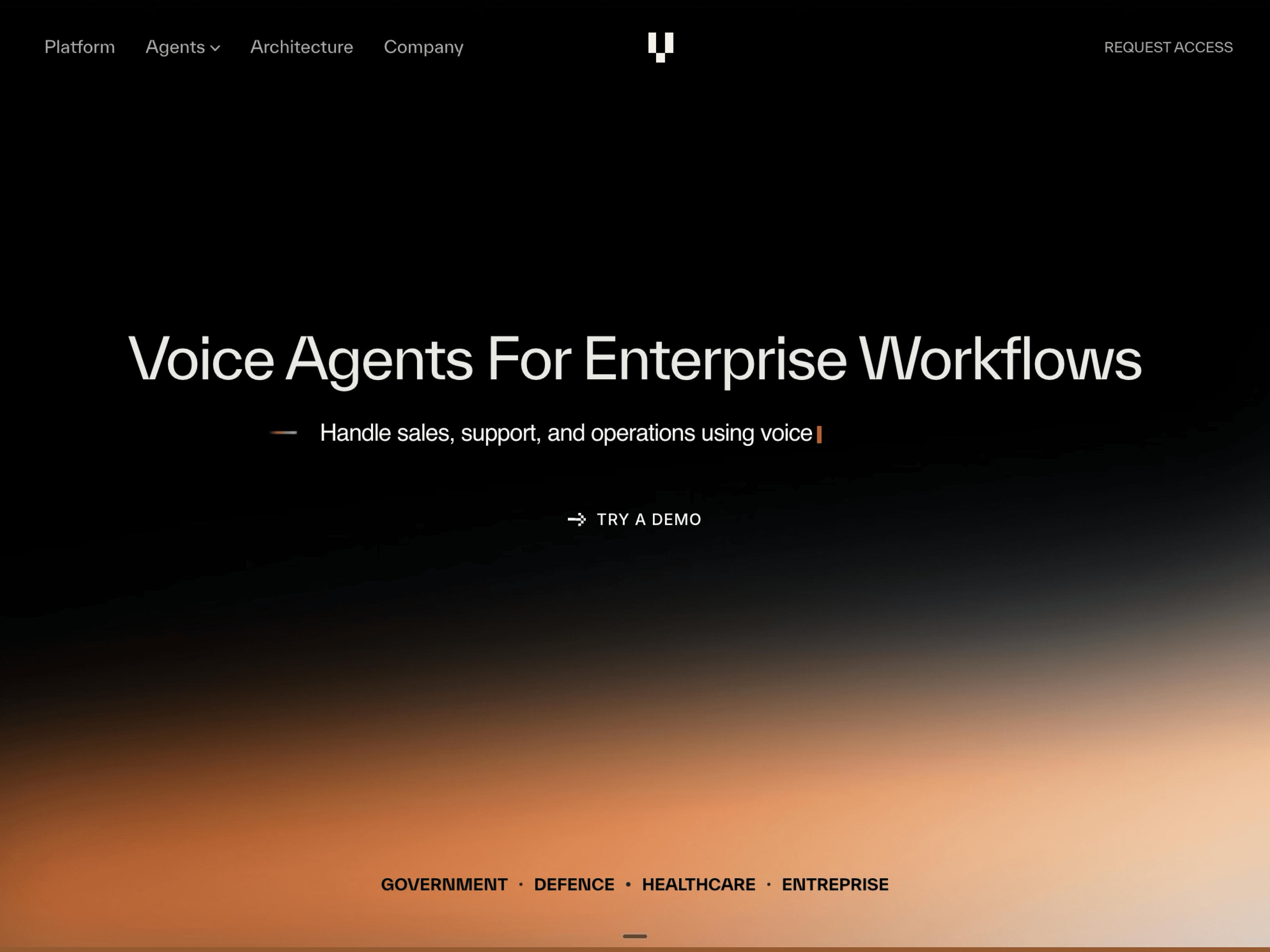 Vanos AI site preview